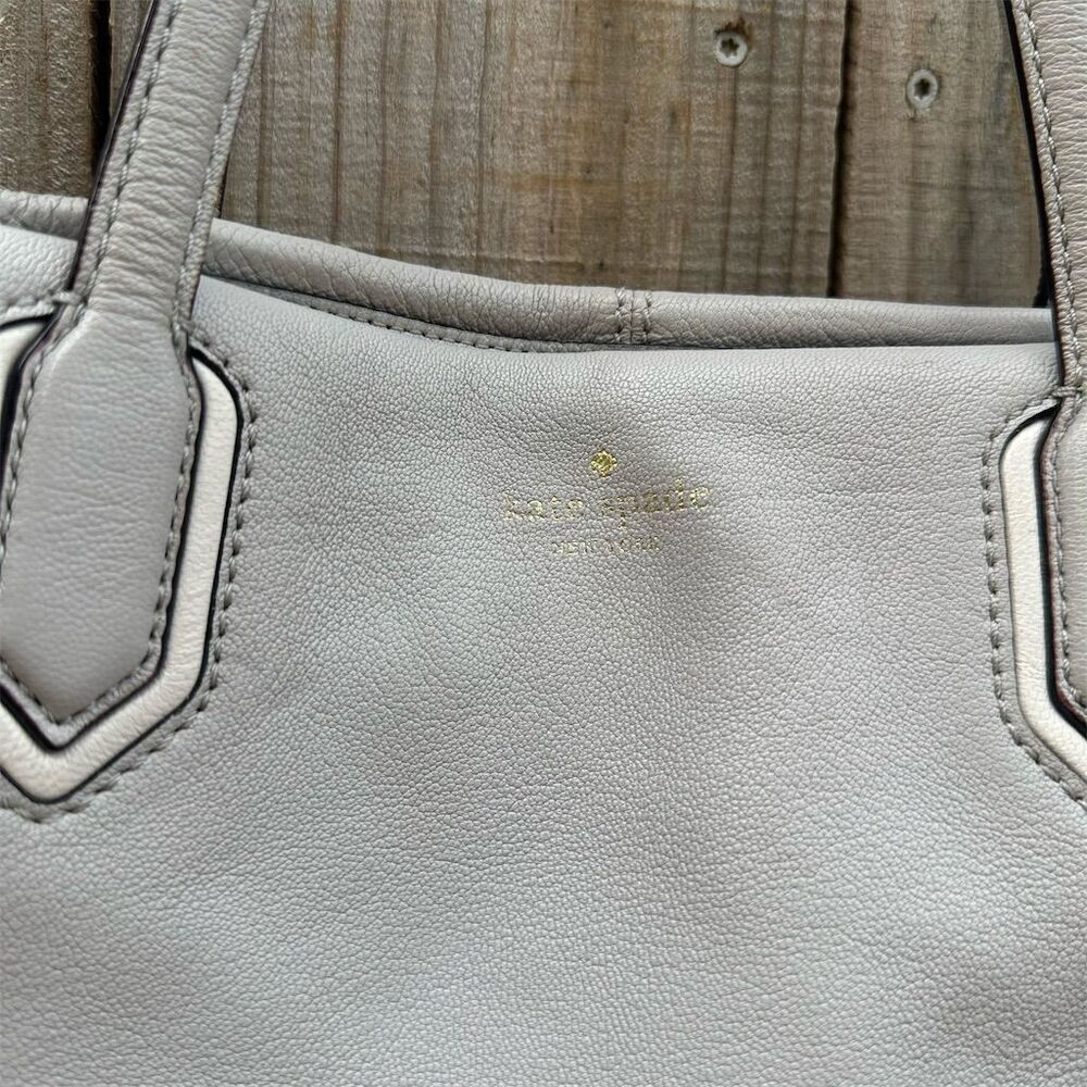 Kate Spade Pebbled Leather Tote Bag with Tassels & Zip Closure - Picture 2 of 14